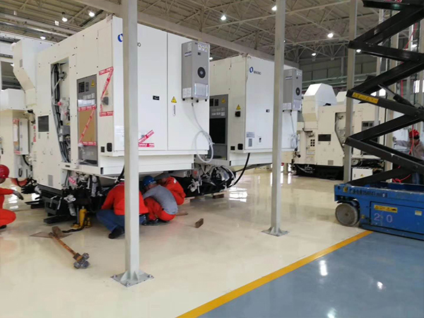 長沙廣汽三菱發動機加工中心搬運項目 